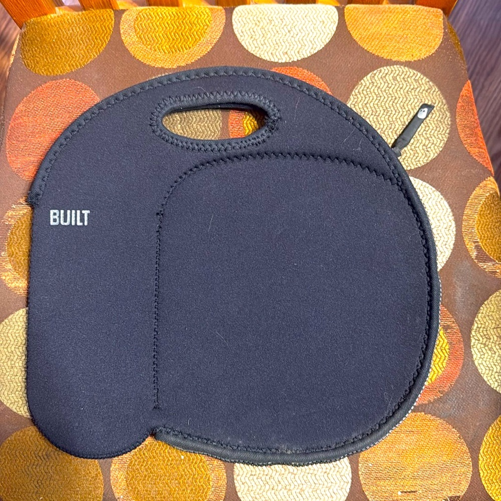BUILT NY Black Neoprene Lunch Byo Bag